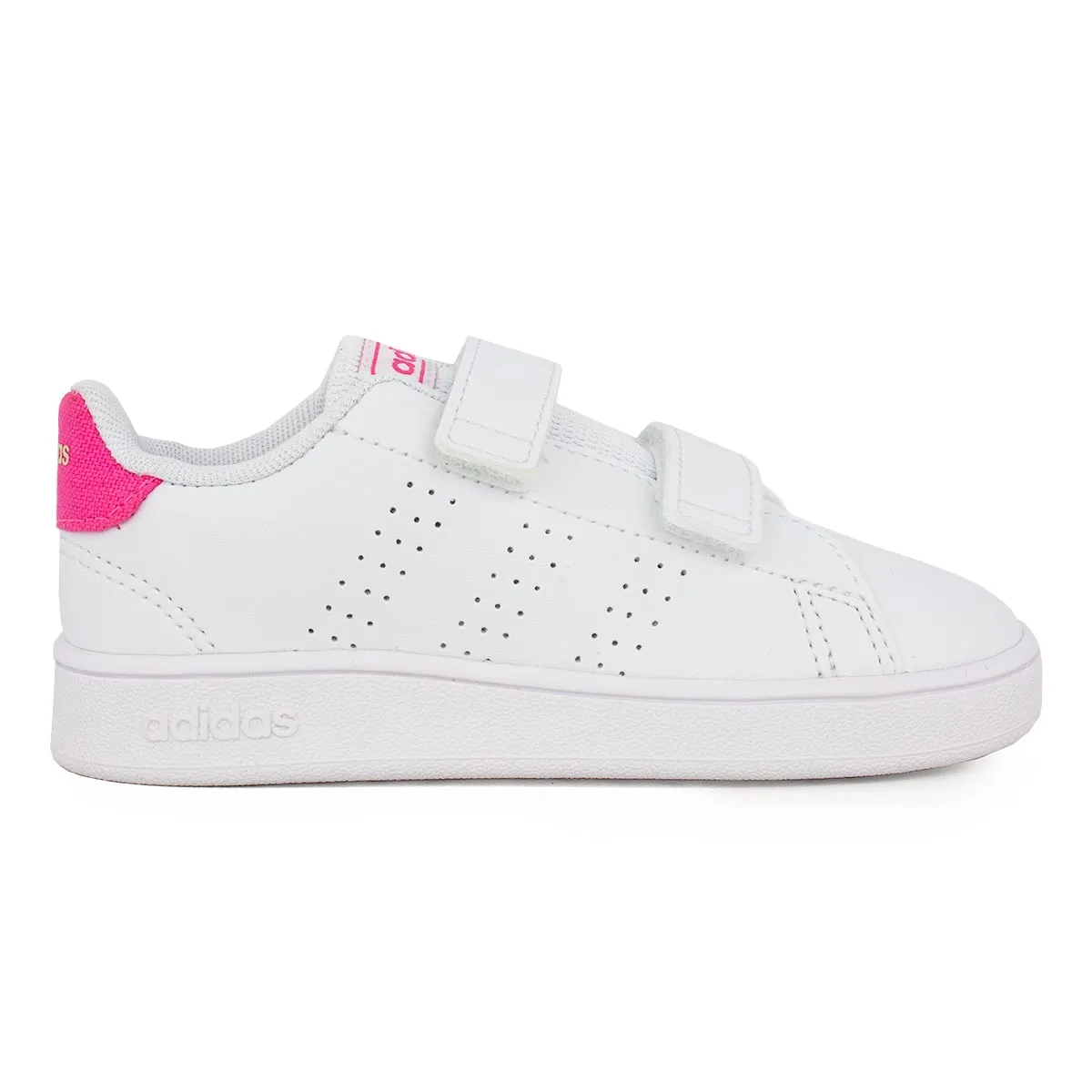 ADIDAS ADVANTAGE CF I - KIDS- WHITE/PINK