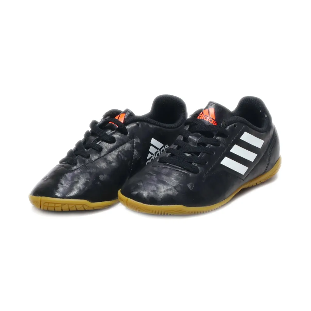 Adidas Sneakers Pu Leather Black Colour For Kids