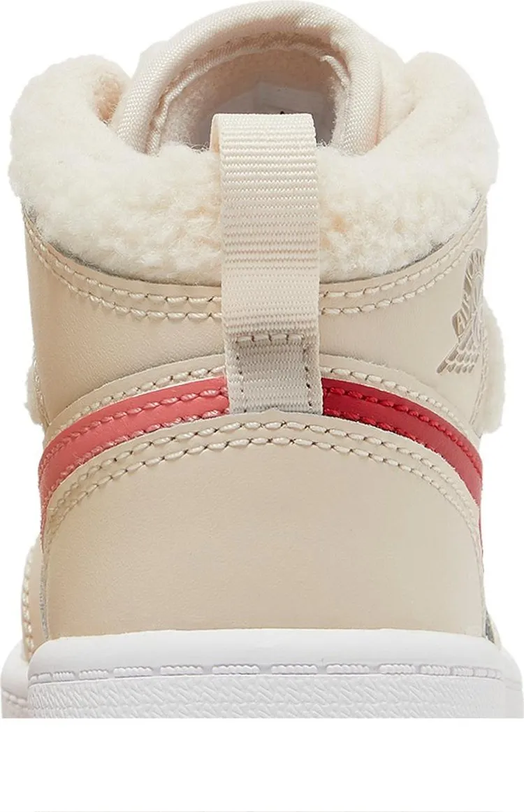 Air Jordan 1 Mid Utility PS Fleece Sneakers, Beige