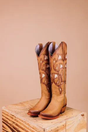 Angela Tall Point Toe Cowgirl Boot FINAL SALE