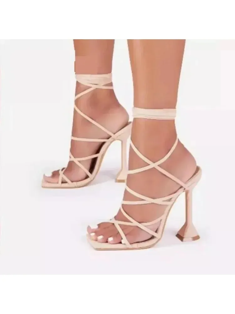 Ankle Strap Thin High Heels