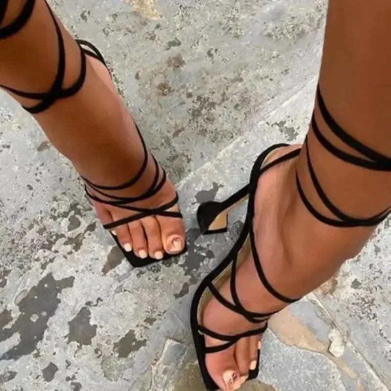 Ankle Strap Thin High Heels