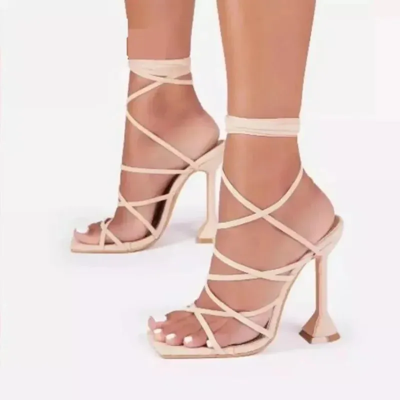 Ankle Strap Thin High Heels