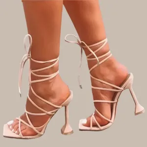 Ankle Strap Thin High Heels