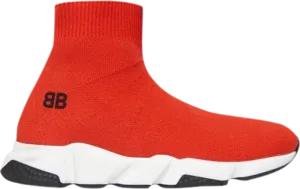 Balenciaga Speed Trainer Kids Red Sneakers