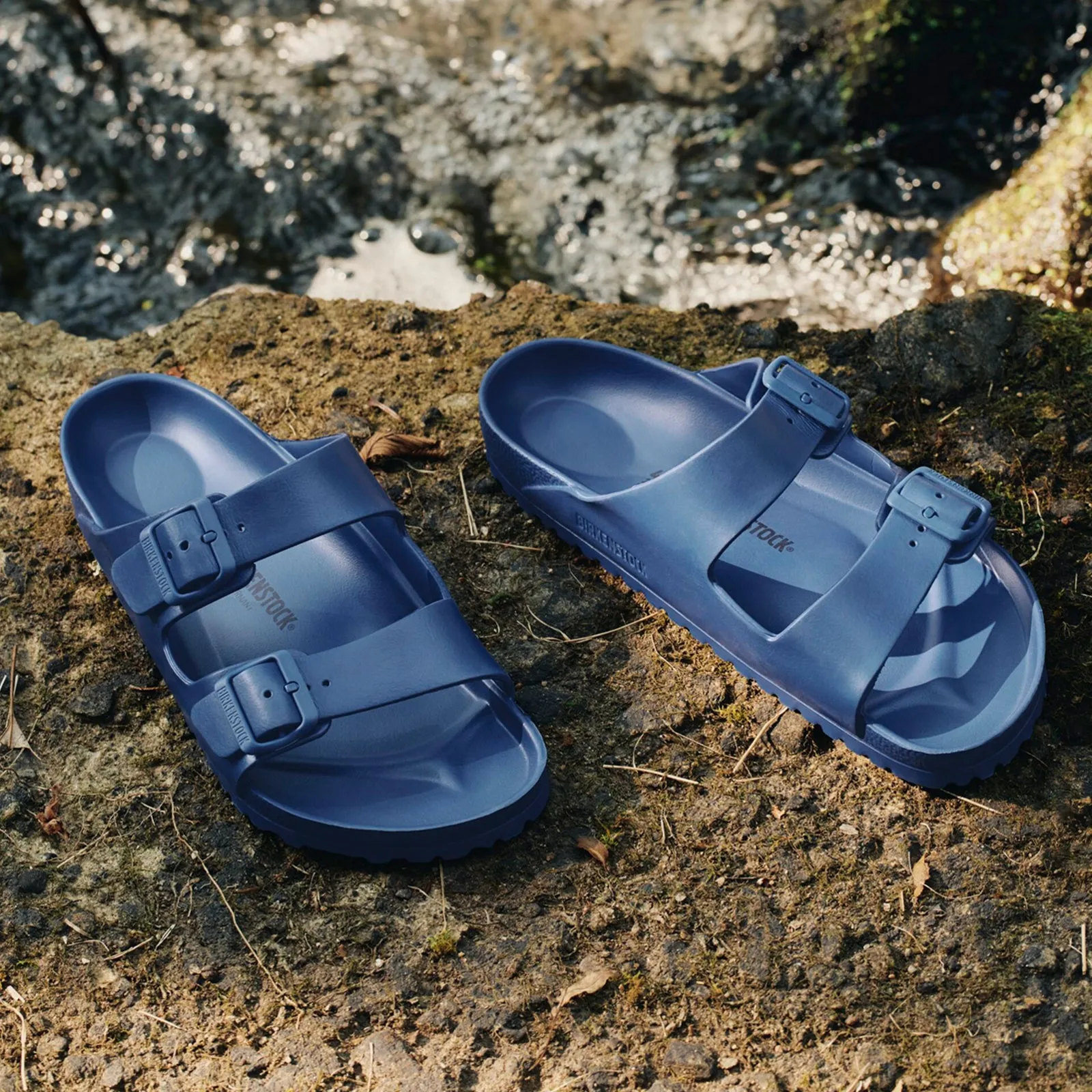 Birkenstock Arizona EVA Narrow Slide Sandal (Women) - Navy