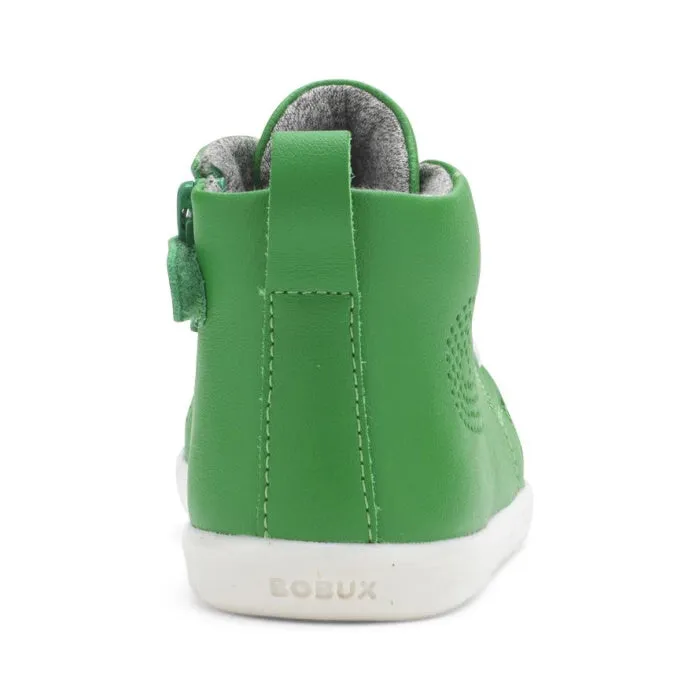 Bobux IWalk IW Alley Oop Leather Boot Emerald Green Toddlers