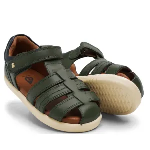 Bobux IWalk Roam Sandal Forest Navy Leather Sandal