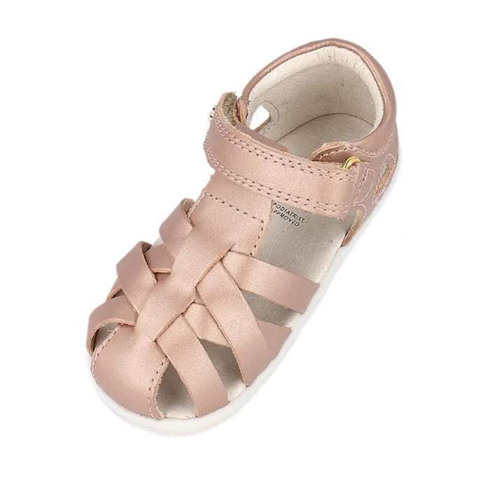 Bobux Step Up Tropicana II Rose Gold Sandal 732318 Quick Dry