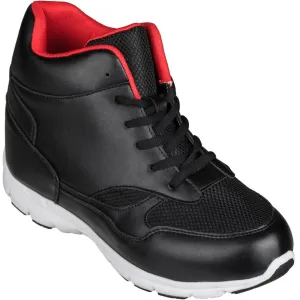 CALTO Leather High-Top Sneakers - Four Inches - G3332