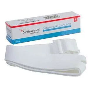 Cardinal Health Essentials Adjustable Ostomy Belt for Hollister Pouches, Large (29" -  49") 1" Width