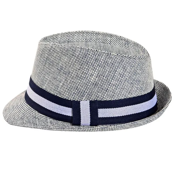 Classy Men Blue Straw Fedora