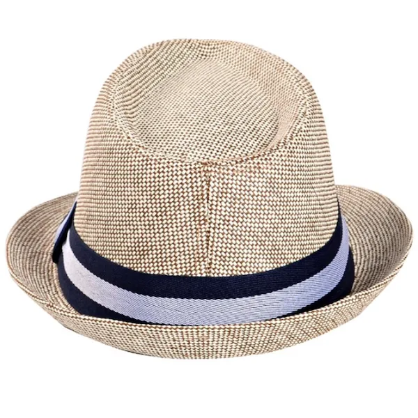 Classy Men Light Brown Straw Fedora