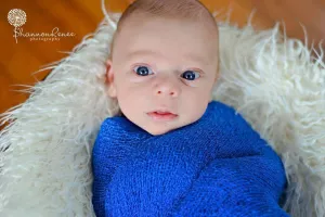 Cobalt Blue Stretch Knit Baby Wrap