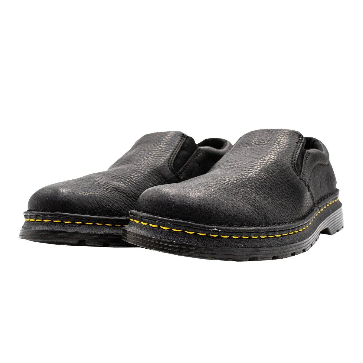 Dr. Martens Boyle Casual Slip Ons Leather Black Colour For Men