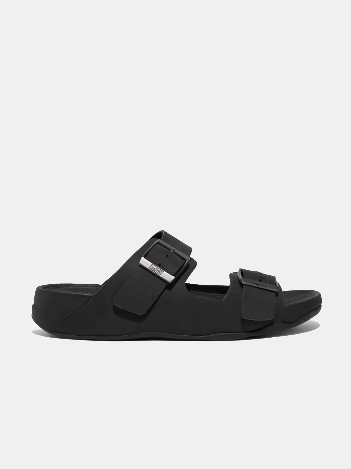 Fitflop Men's Gogh Moc Buckle Leather Slides