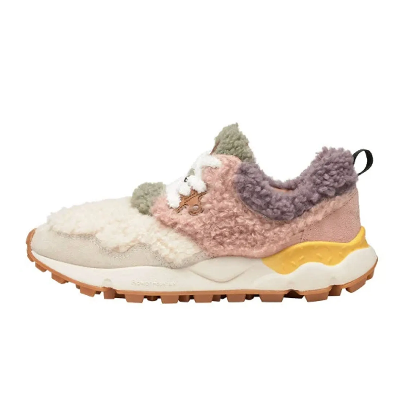 Flower Mountain Pampas Teddy Sneaker (Women) - Ice/Pink