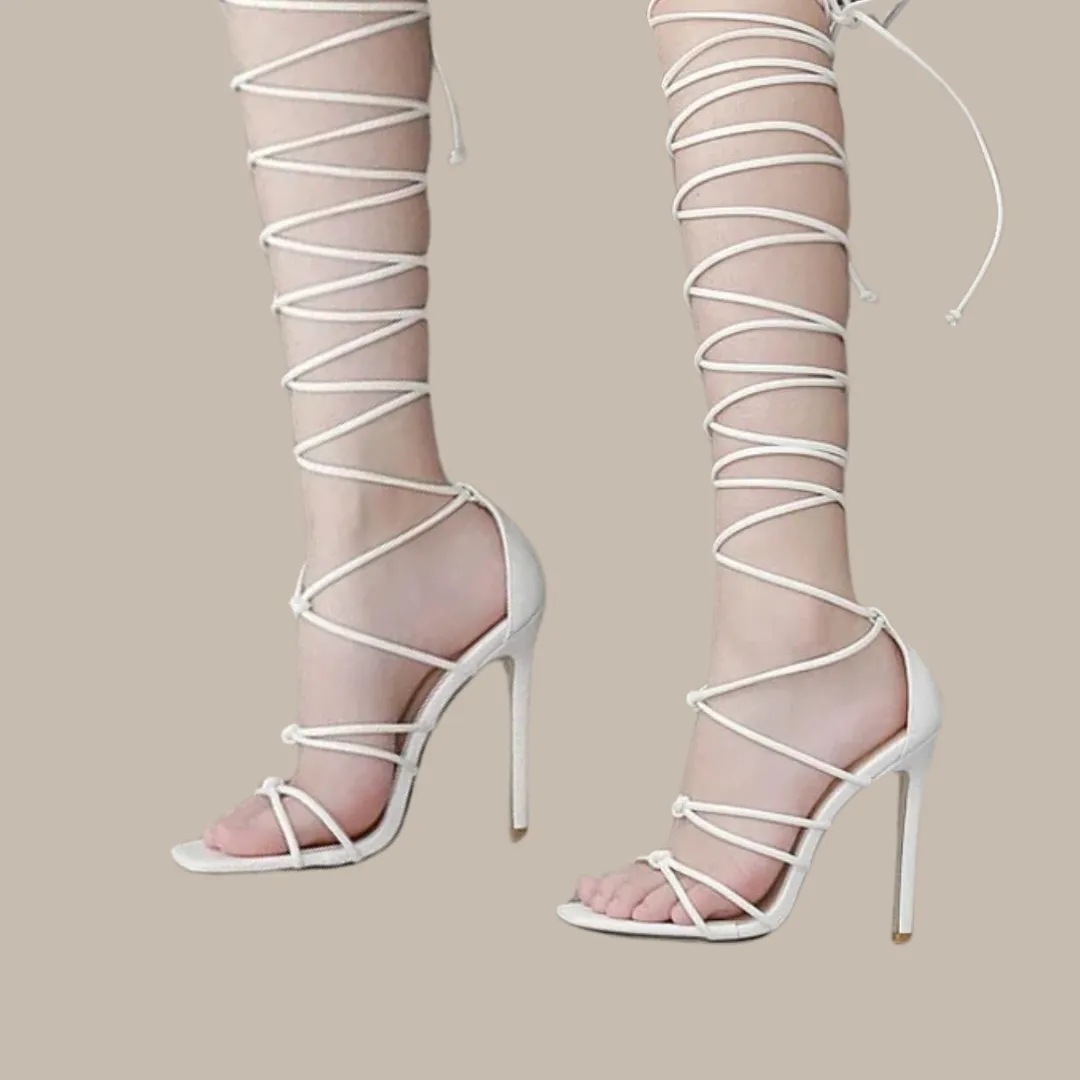 Gladiator Laced High Heels