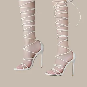 Gladiator Laced High Heels