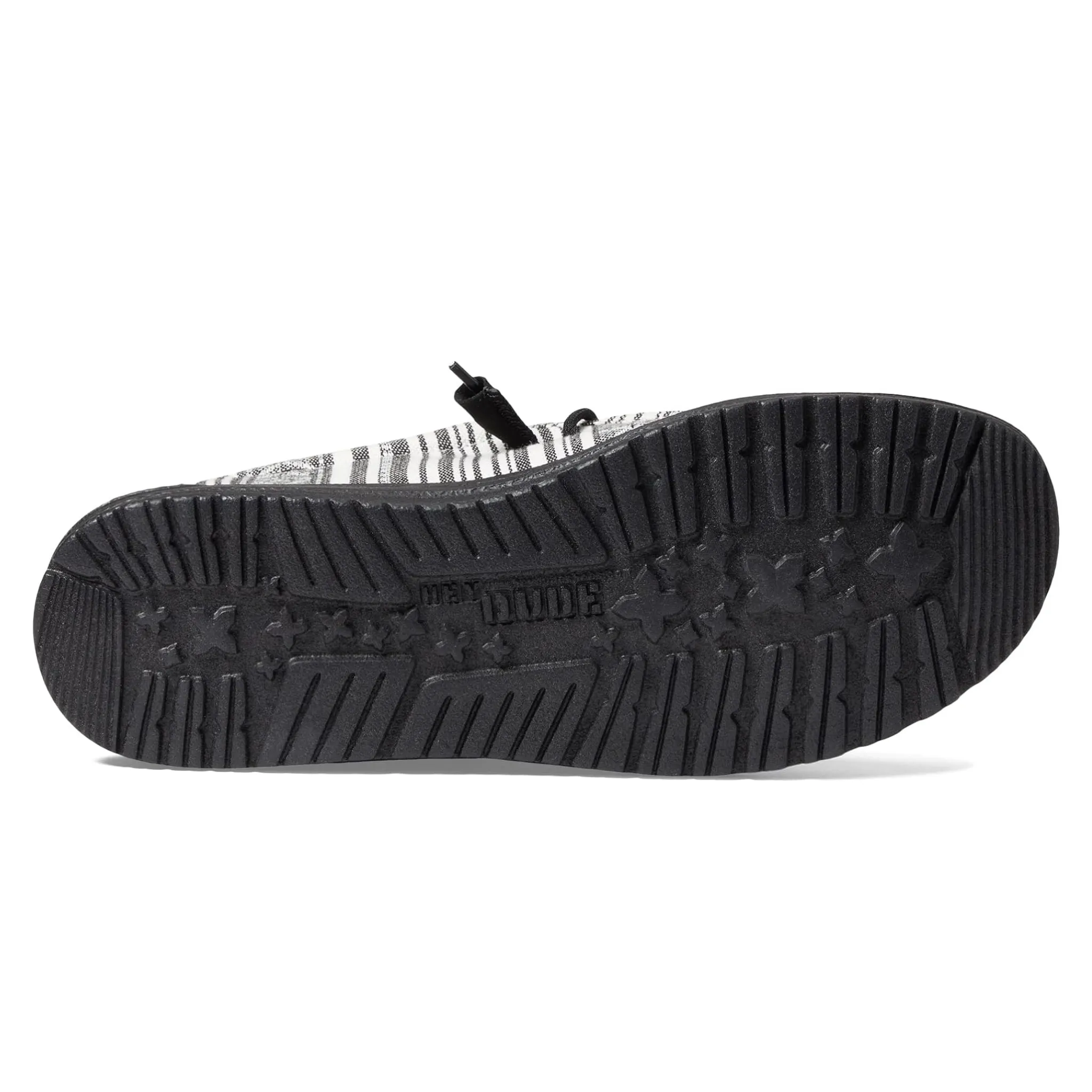 HEY DUDE MEN'S WALLY SERAPE BLACK GRAVEL - 400170YB