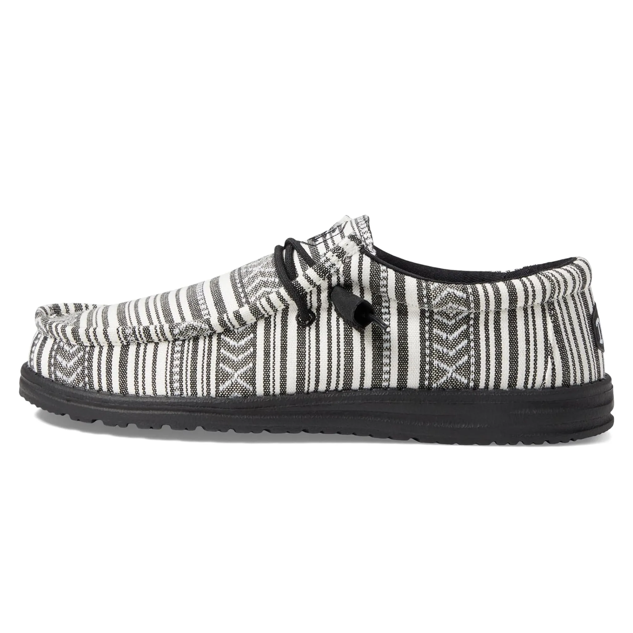 HEY DUDE MEN'S WALLY SERAPE BLACK GRAVEL - 400170YB