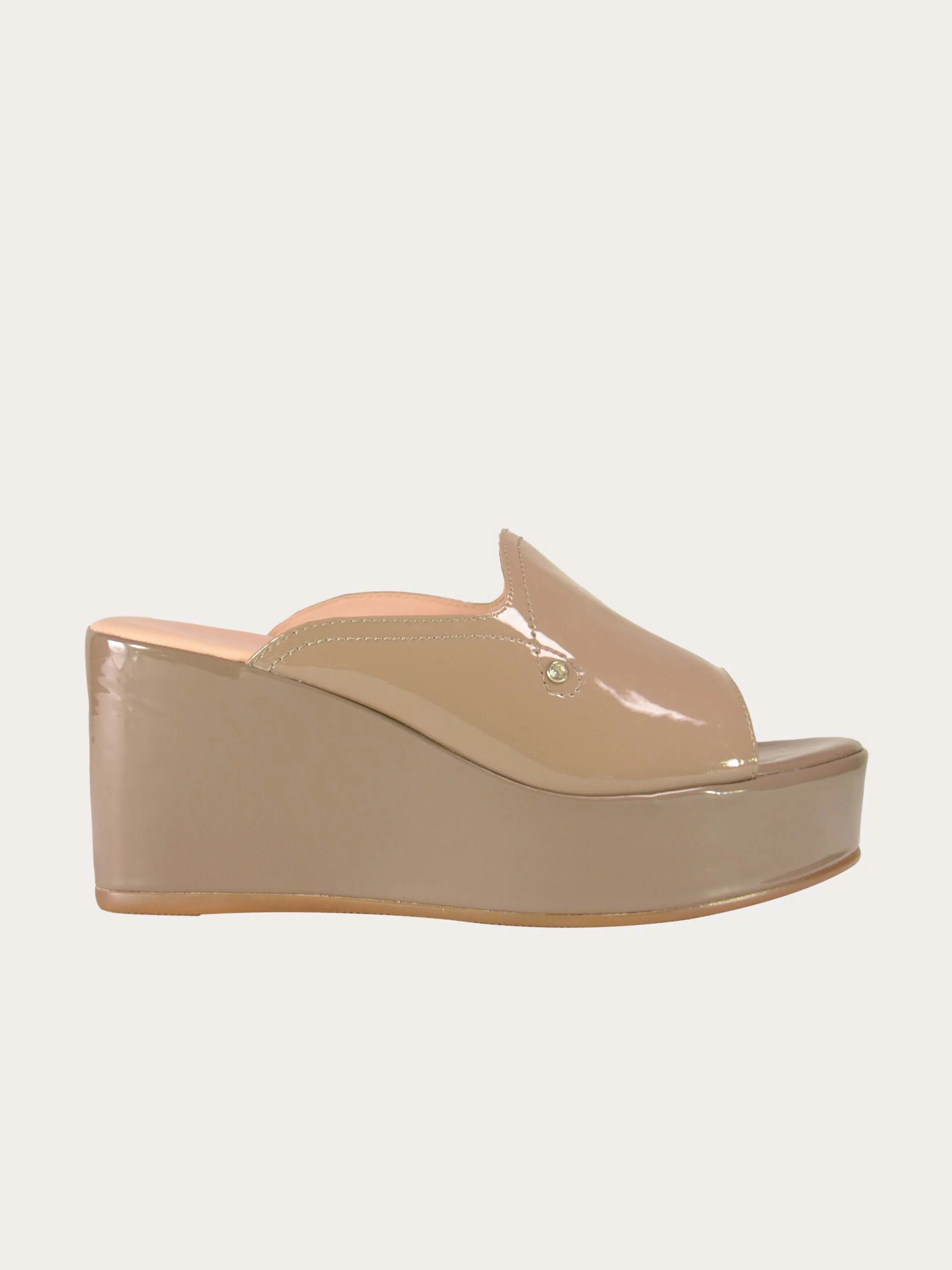 Josef Seibel Shiny Leather Wedges