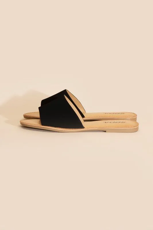 Lena Flat Slide Sandals