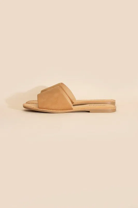 Lena Flat Slide Sandals