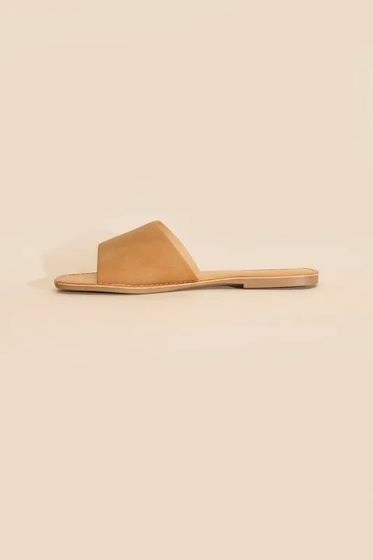 Lena Flat Slide Sandals