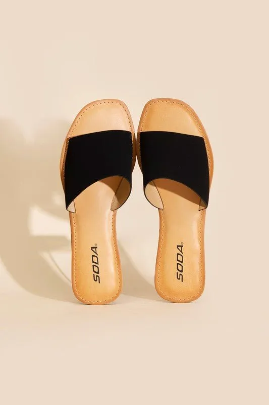 Lena Flat Slide Sandals