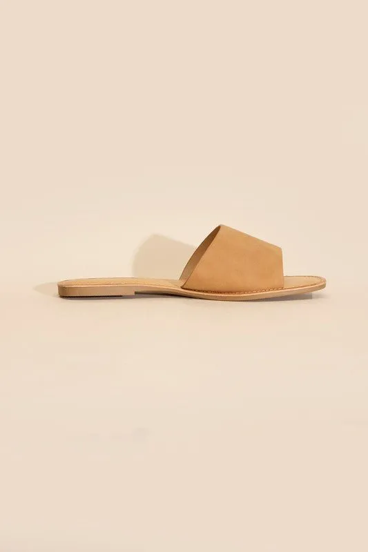 Lena Flat Slide Sandals