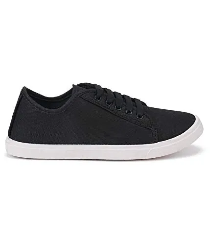 Longwalk Women Casual Wear Sneakers Shoes Pack of 1 Black