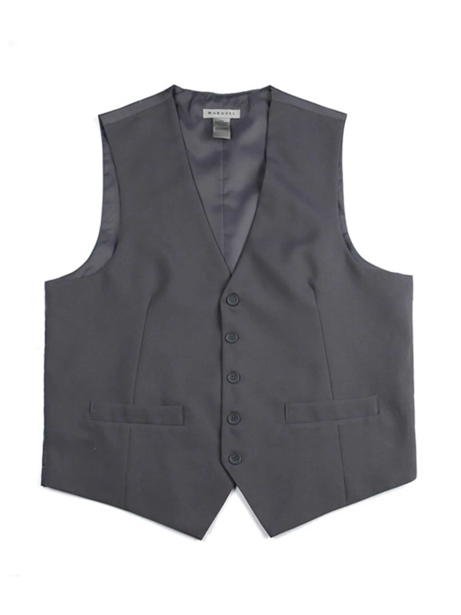 Marquis Men's Streamlined 5 Button Formal Suit Vest