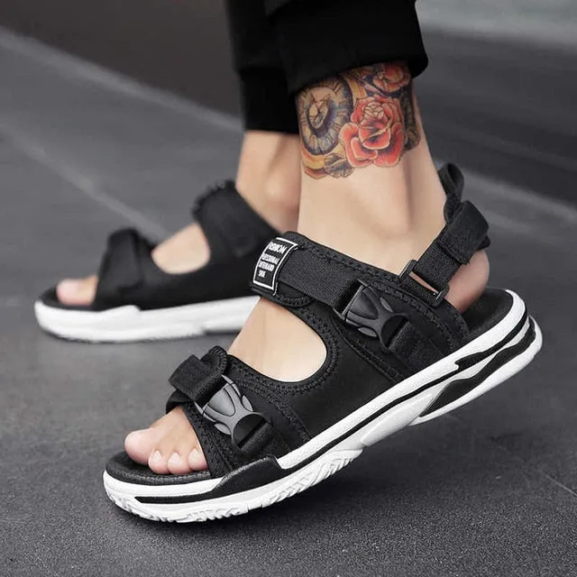 Men Buckle Sandals