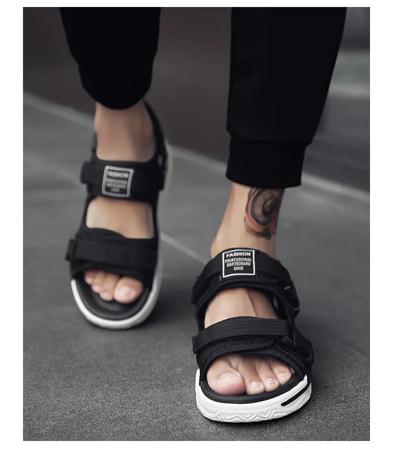 Men Buckle Sandals