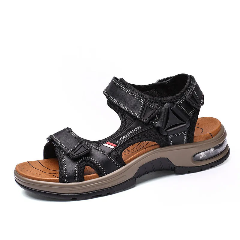 Men Leather Beach Sandals