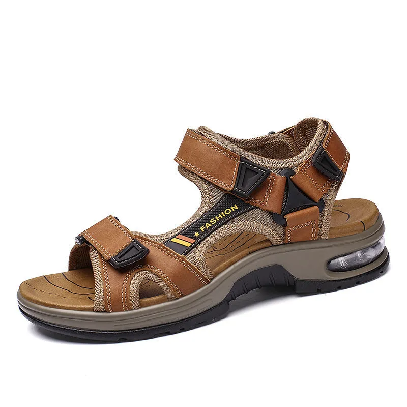 Men Leather Beach Sandals