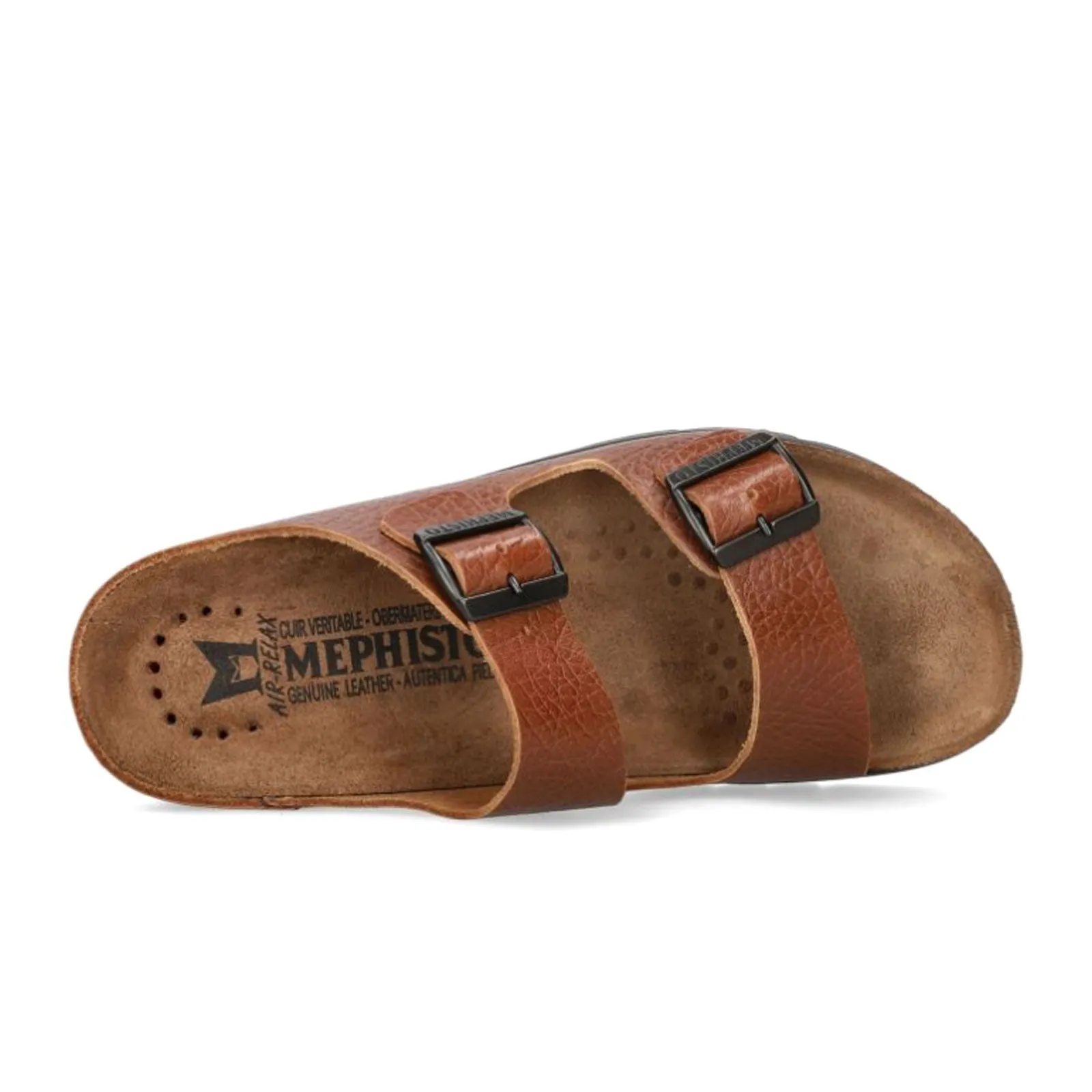 Mephisto Zonder Slide Sandal (Men) - Tan Grain