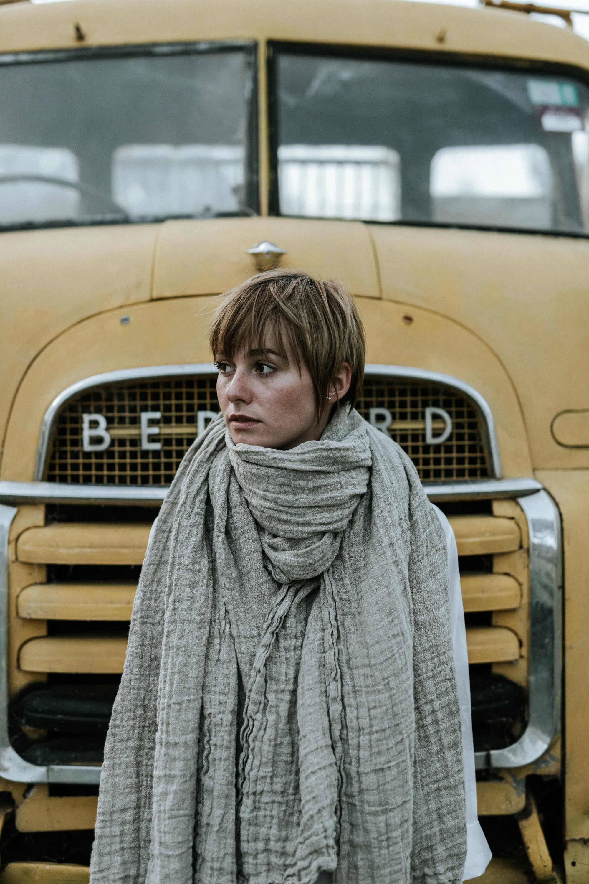 Metta - XL Scarf - Rustic Linen