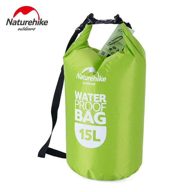 NatureHike 2L 5L High Quality Outdoor Waterproof Bags Ultralight Camping Hiking Dry Organizers Drifting Kayaking Swimming Bags