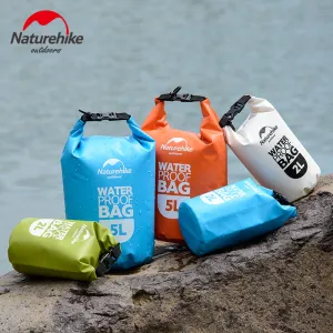 NatureHike 2L 5L High Quality Outdoor Waterproof Bags Ultralight Camping Hiking Dry Organizers Drifting Kayaking Swimming Bags