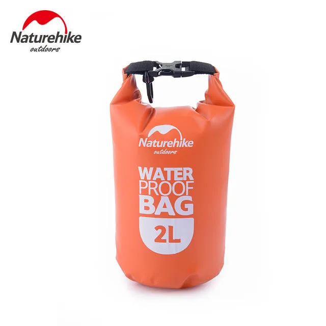 NatureHike 2L 5L High Quality Outdoor Waterproof Bags Ultralight Camping Hiking Dry Organizers Drifting Kayaking Swimming Bags