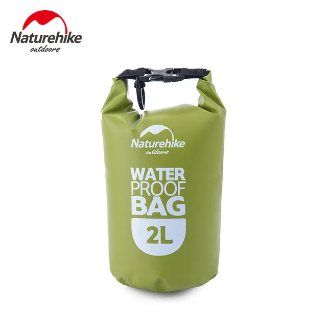 NatureHike 2L 5L High Quality Outdoor Waterproof Bags Ultralight Camping Hiking Dry Organizers Drifting Kayaking Swimming Bags