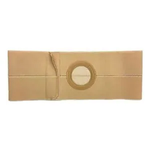 Nu-Form Beige Support Belt 2-1/4" Belt Ring Placed 3" From Bottom 7" Wide 32" - 35" Waist Medium, Left