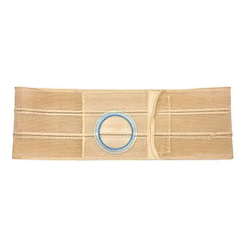 Nu-Hope Support Belt, Original Flat Panel, 3'' Stoma, 6'' Wide, Right, 1'' From Bottom, Large (36'' to 41'' Waist), Beige