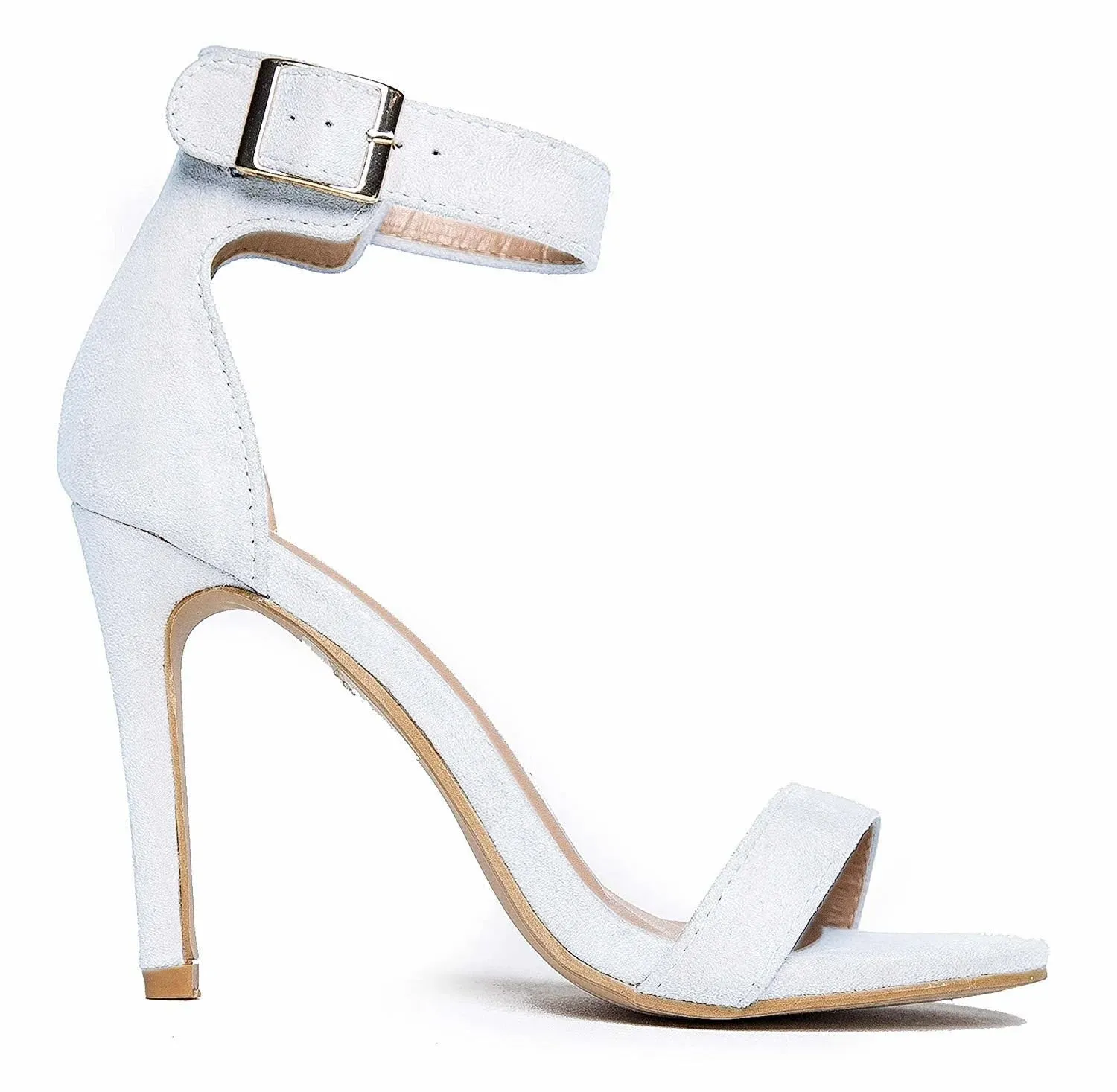 Open Toe Ankle Strap High Heels