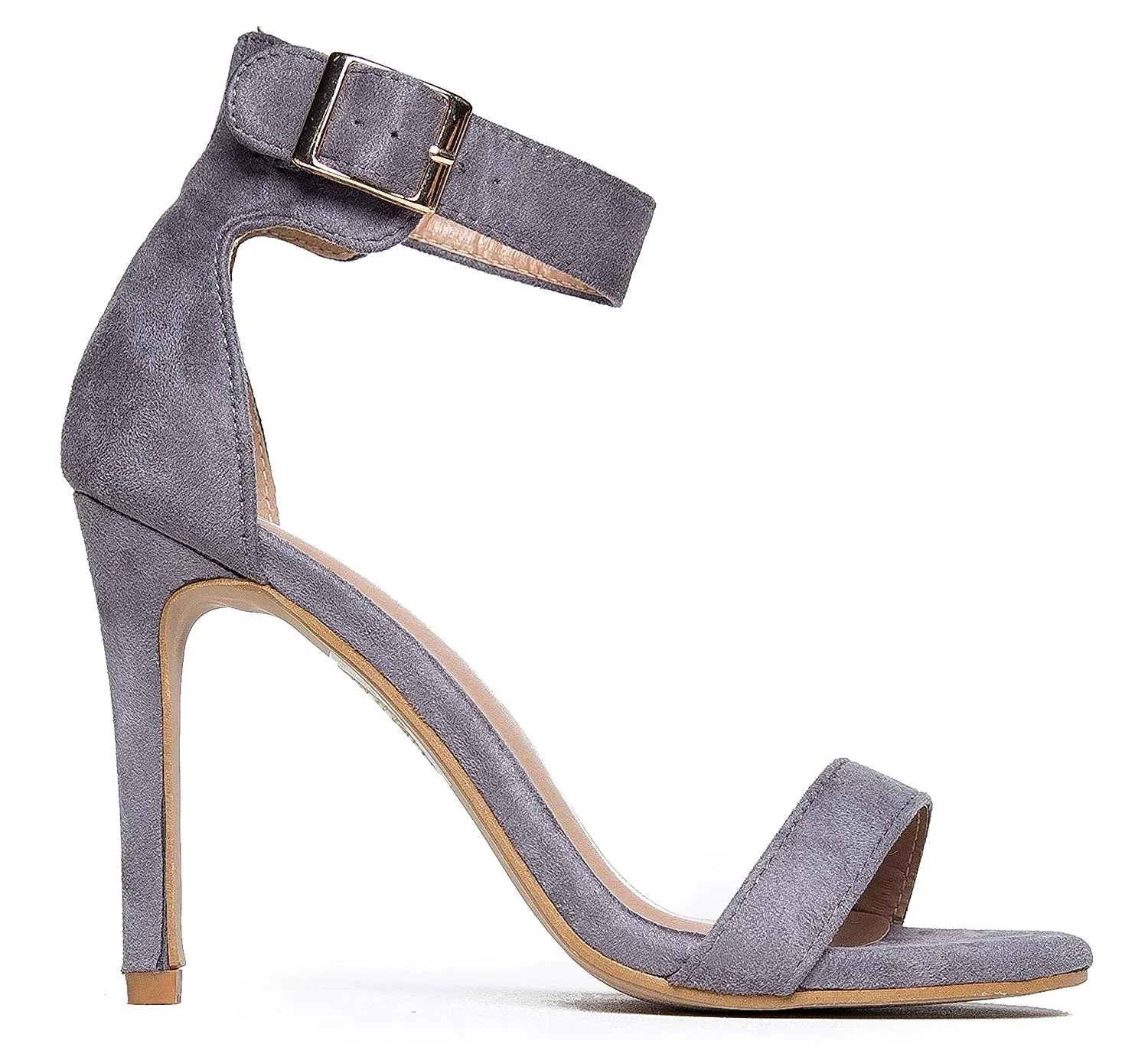 Open Toe Ankle Strap High Heels