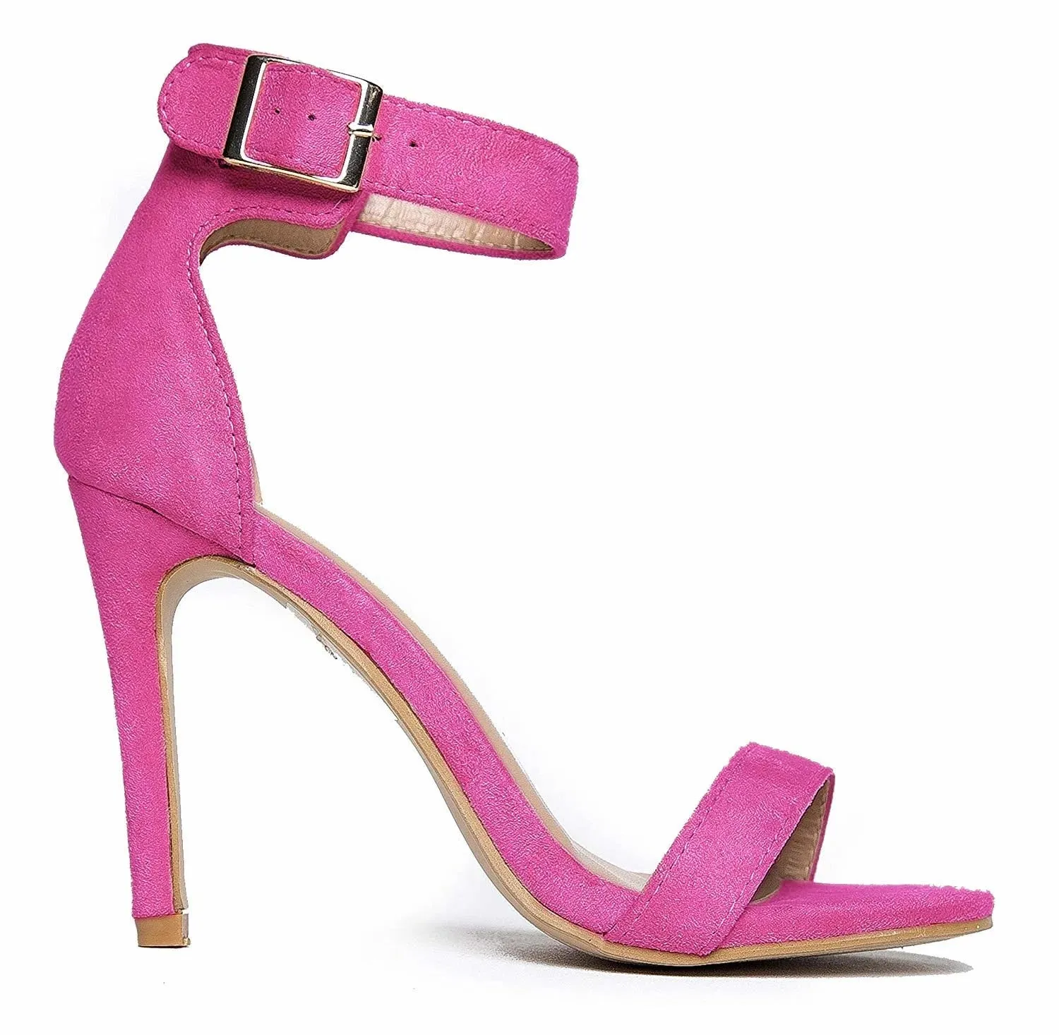 Open Toe Ankle Strap High Heels