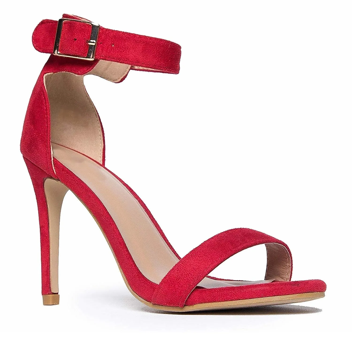 Open Toe Ankle Strap High Heels