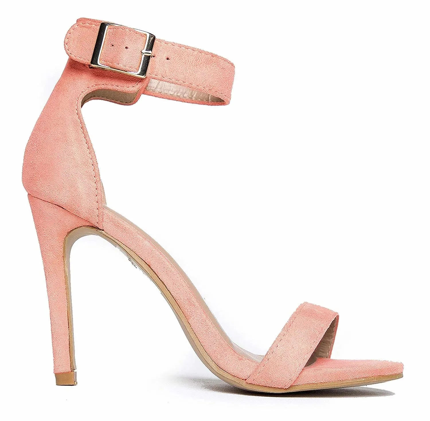 Open Toe Ankle Strap High Heels